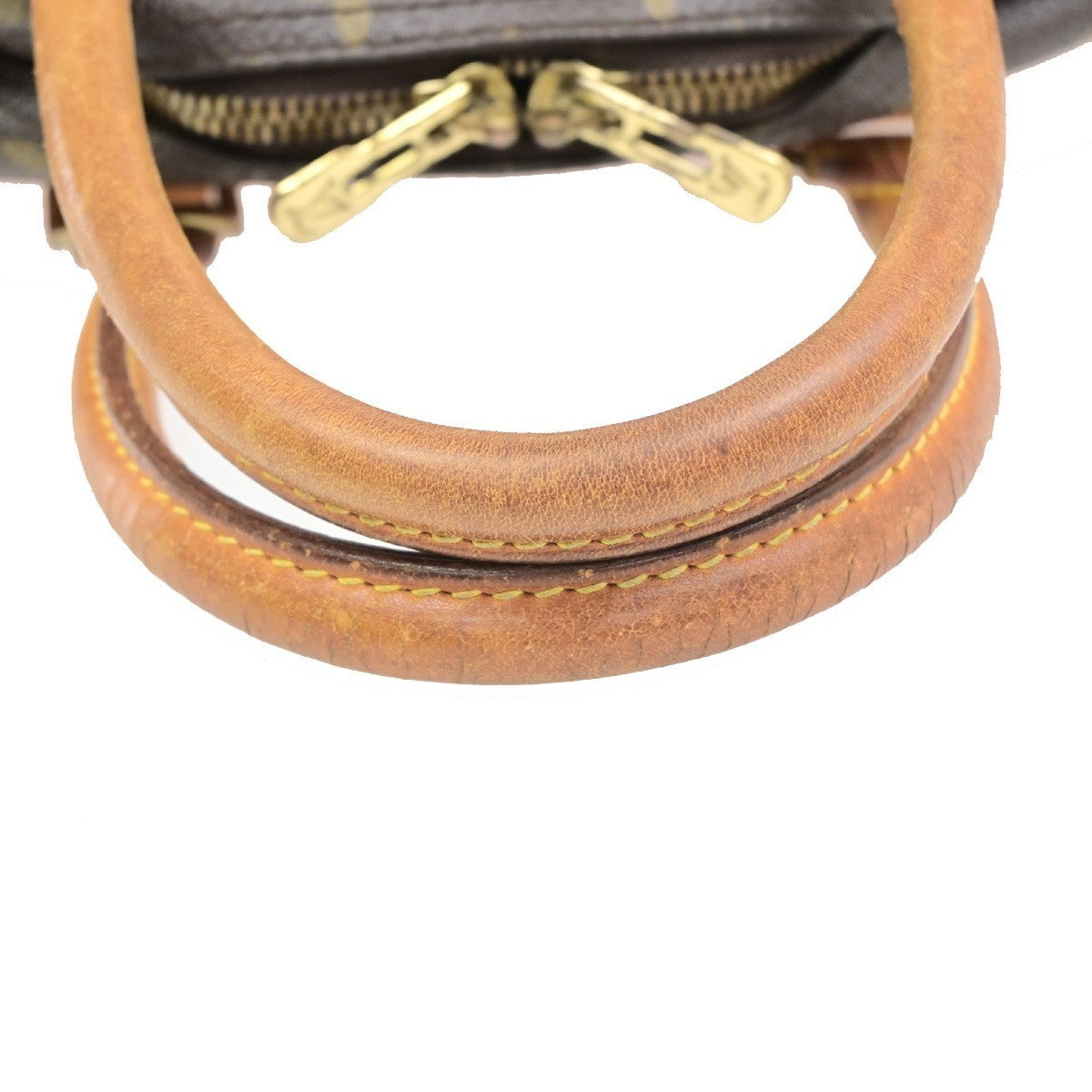 LOUIS VUITTON LV Logo Deauville Hand Bag Monogram Leather Brown M47270 30PA134