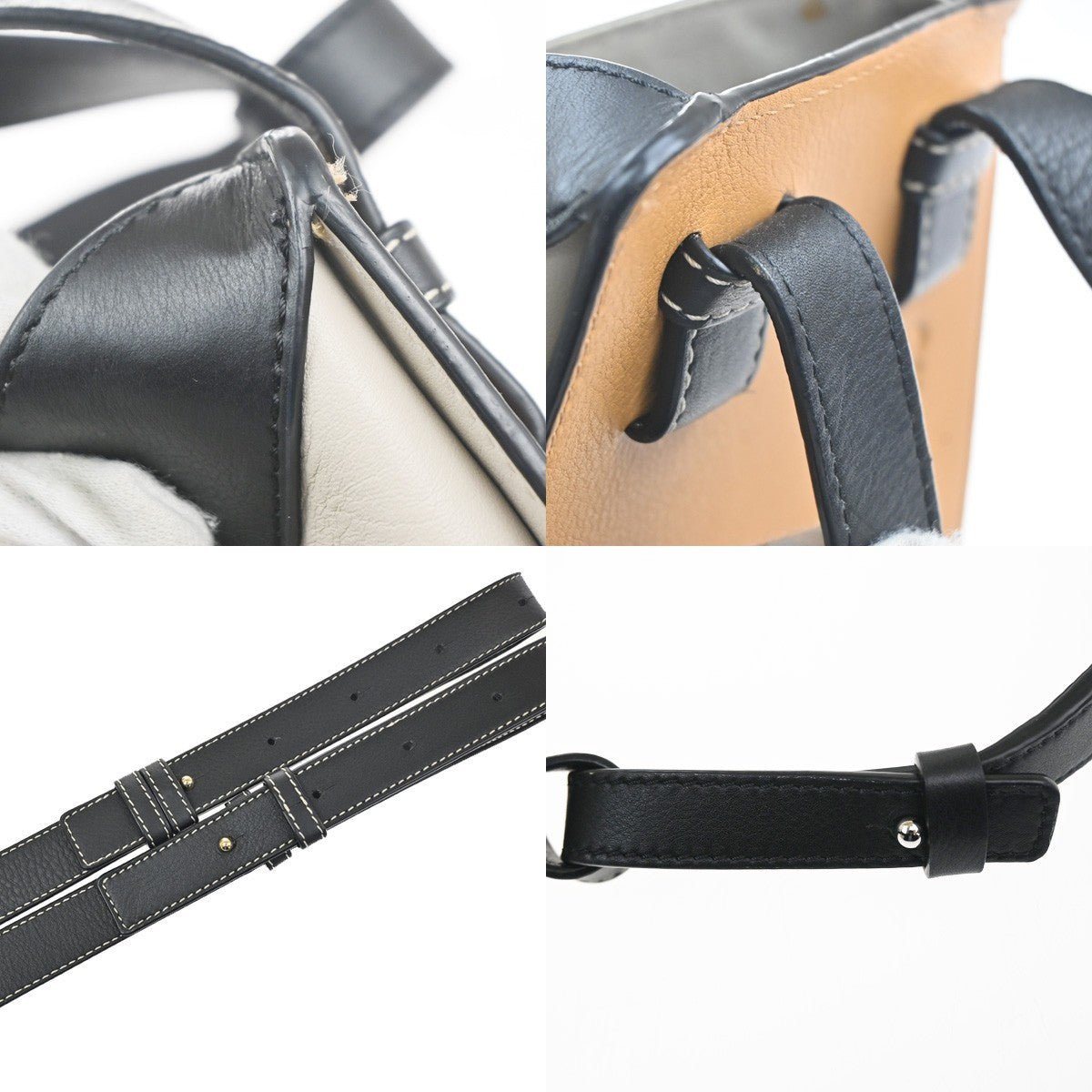 LOEWE Hammock Small Tricolor 2way Shoulder Hand Bag Leather BE BN BK 618RL944