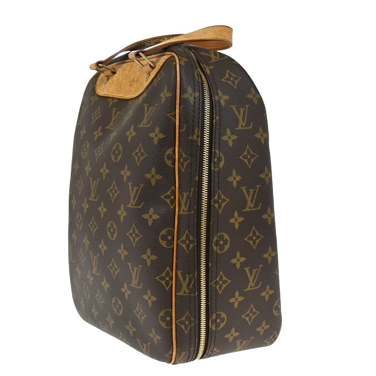 LOUIS VUITTON Excursion Shoes Hand Bag Monogram Leather Brown M41450 31EE236