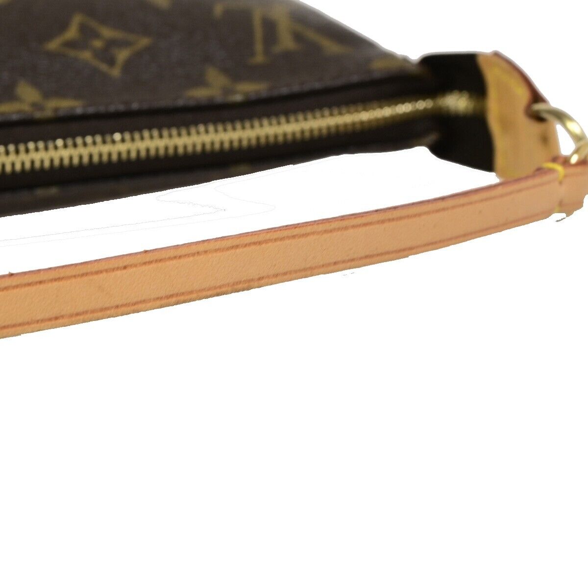 LOUIS VUITTON Pochette Accessoires Hand Bag Monogram Leather BN M51980 99EB455