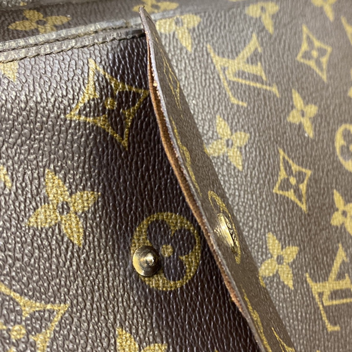 LOUIS VUITTON Poche Escapade Bifold Wallet Monogram Leather Brown M60113 38YH186