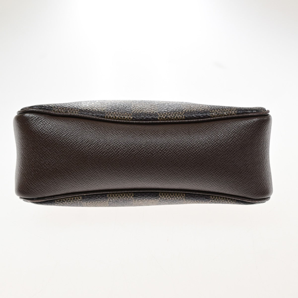LOUIS VUITTON  Trousse Makeup Hand Bag Damier Ebene Leather Brown N51982 83KD191