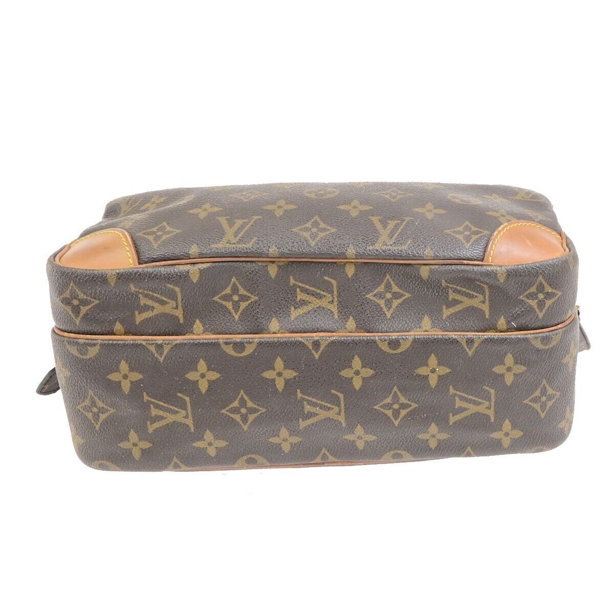 LOUIS VUITTON Nile Crossbody Shoulder Bag Monogram Leather Brown M45244 31FB491