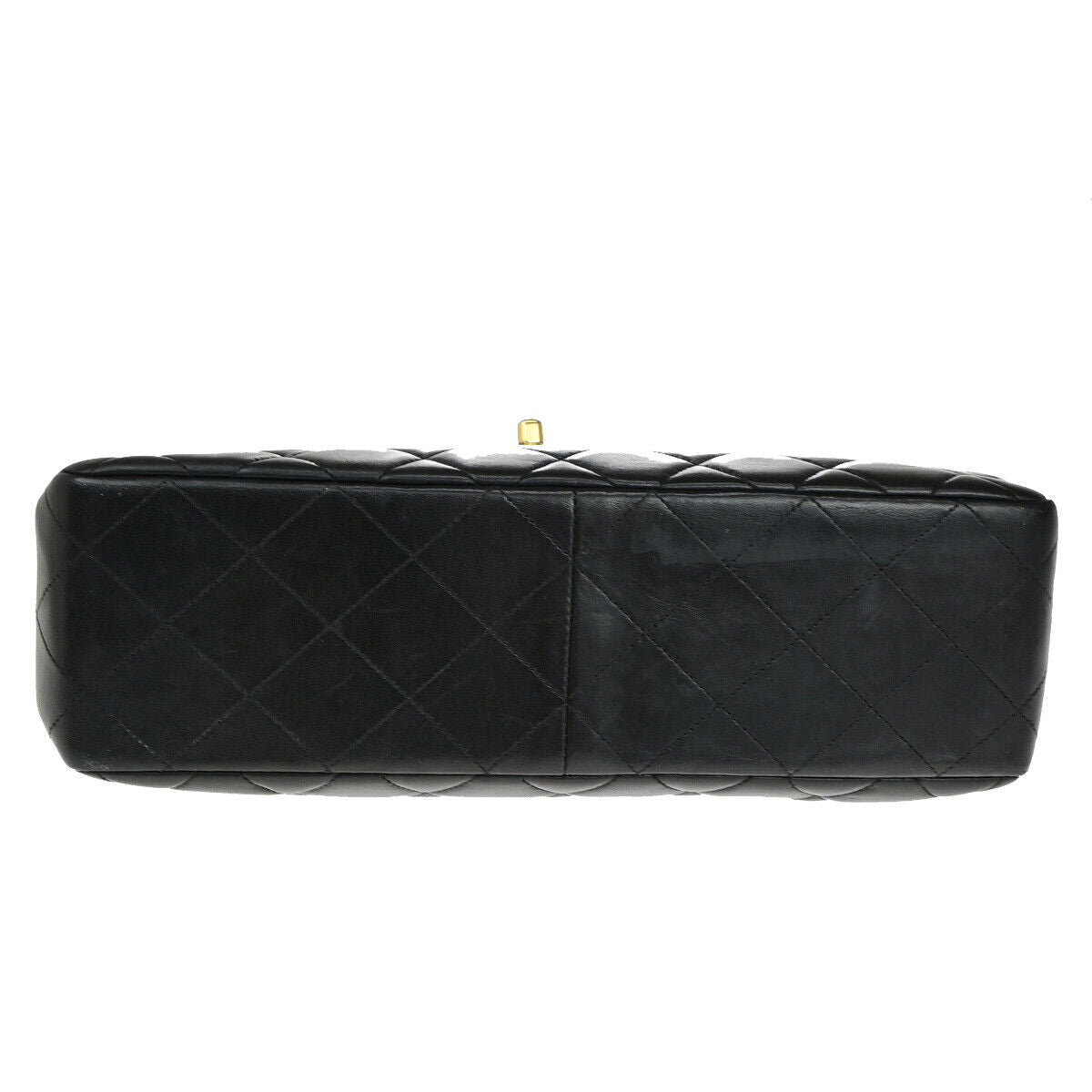 CHANEL CC Matelasse 30 Both Flap Chain Shoulder Bag Leather Black GHW 823RJ921
