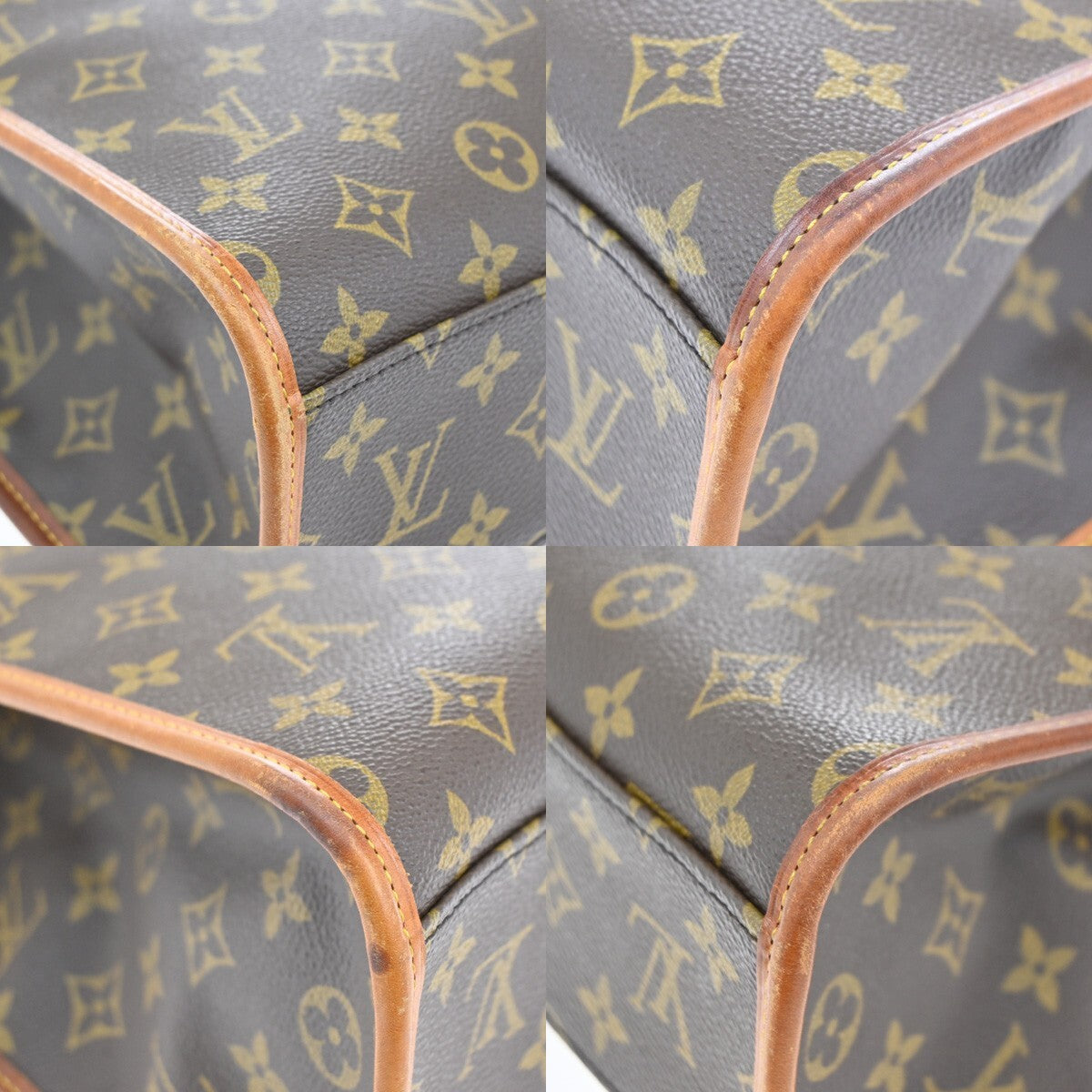LOUIS VUITTON Beverly Hand Bag Briefcase Monogram Leather Brown M51121 77EE237
