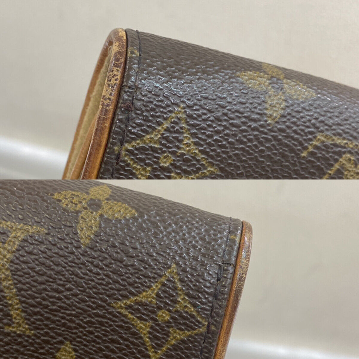 LOUIS VUITTON Pochette Twin PM 2Way Shoulder Clutch Bag Monogram M51854 34YE765