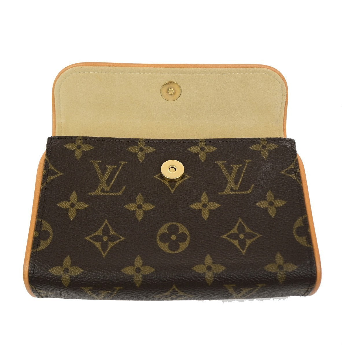 LOUIS VUITTON Pochette Florentine Bum Bag Monogram Leather Brown M51855 93KD131