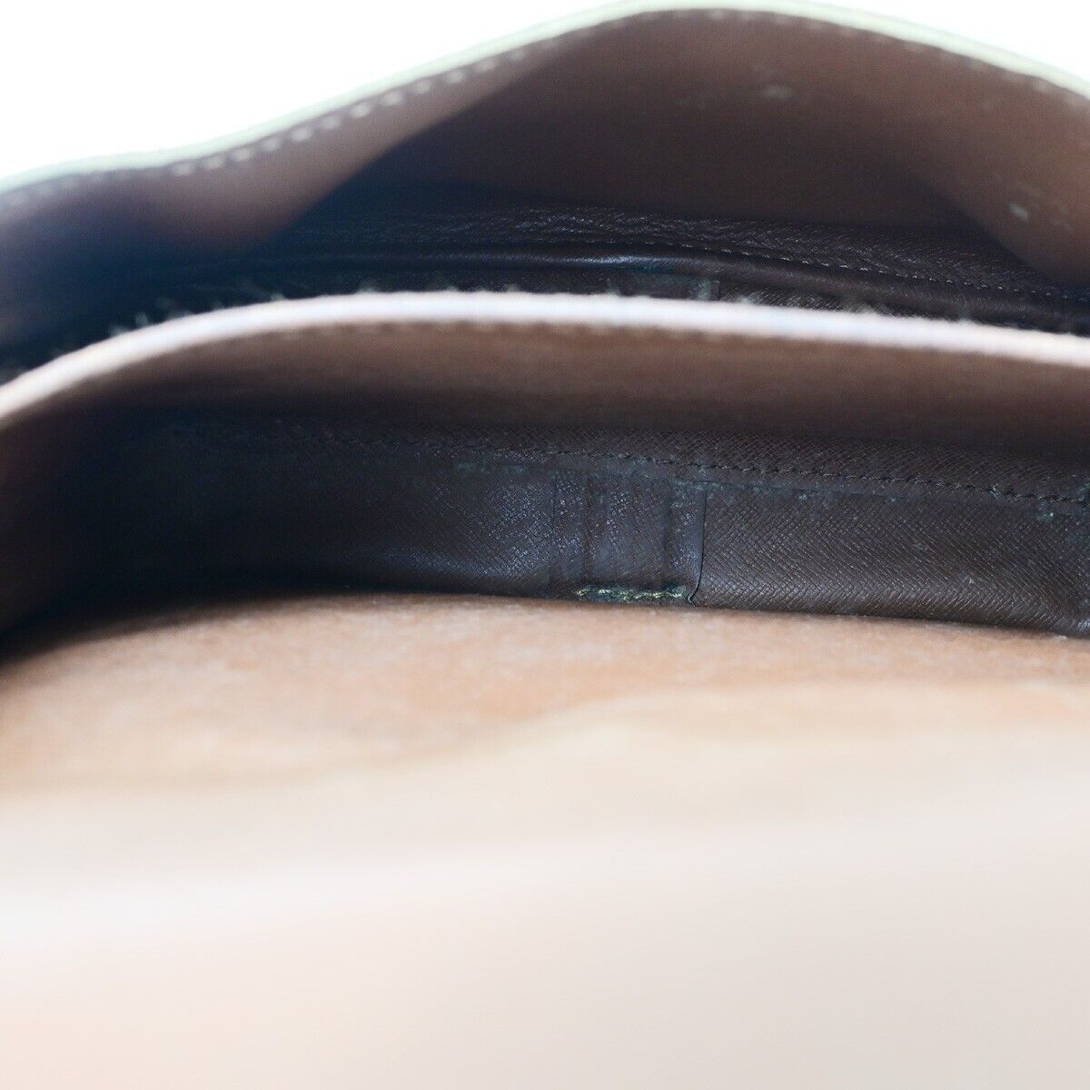 LOUIS VUITTON Cartouchiere MM Shoulder Bag Monogram Leather Brown M51253 68HC030