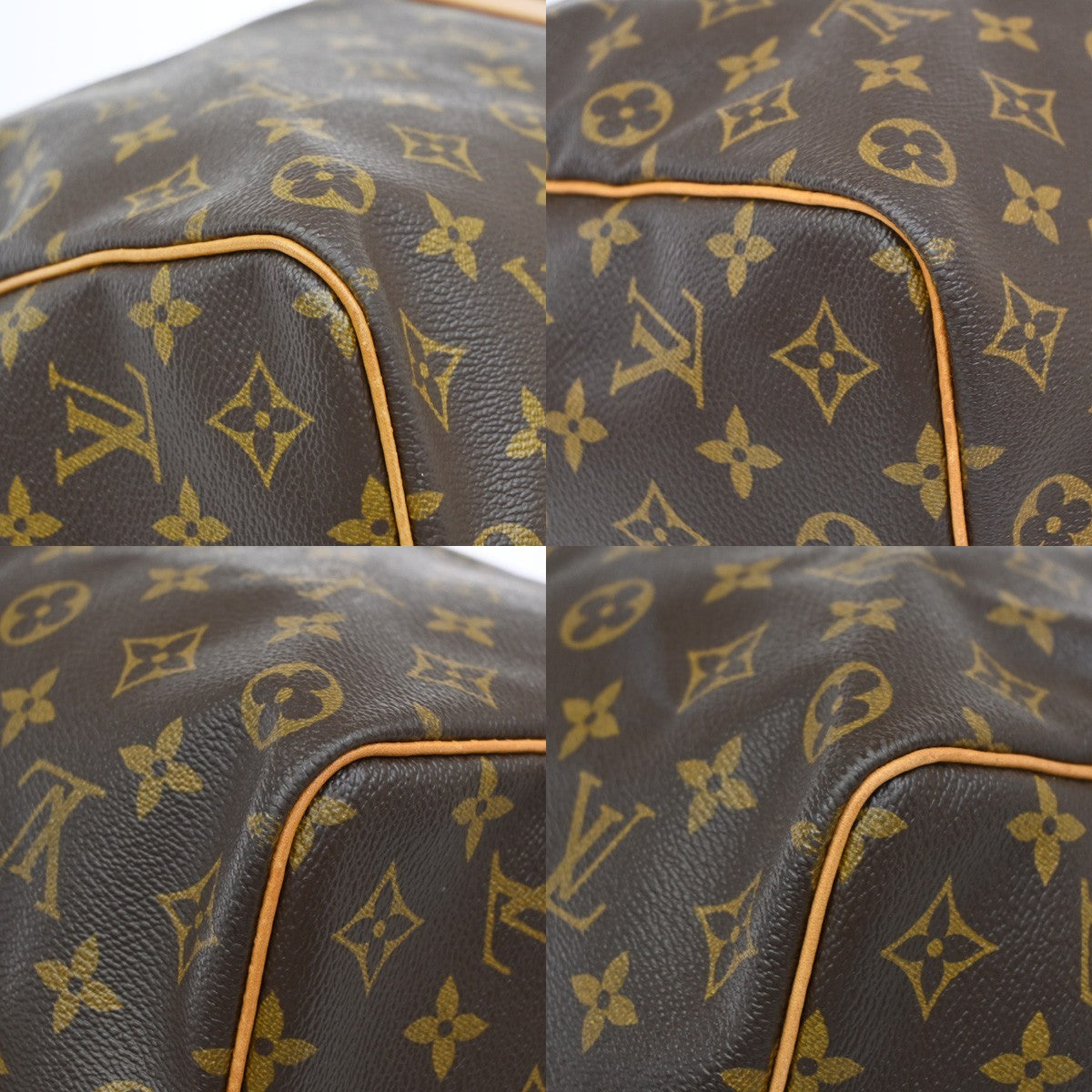 LOUIS VUITTON Keepall Bandouliere 50 2Way Hand Bag Monogram Brown M41416 21EF848