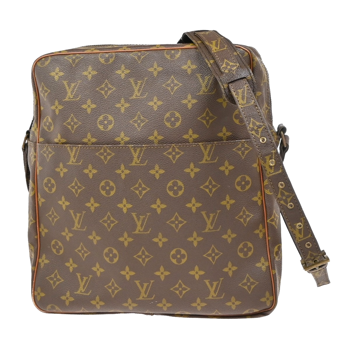 LOUIS VUITTON Marceau Shoulder Bag Monogram Leather Brown France M40264 67YJ075