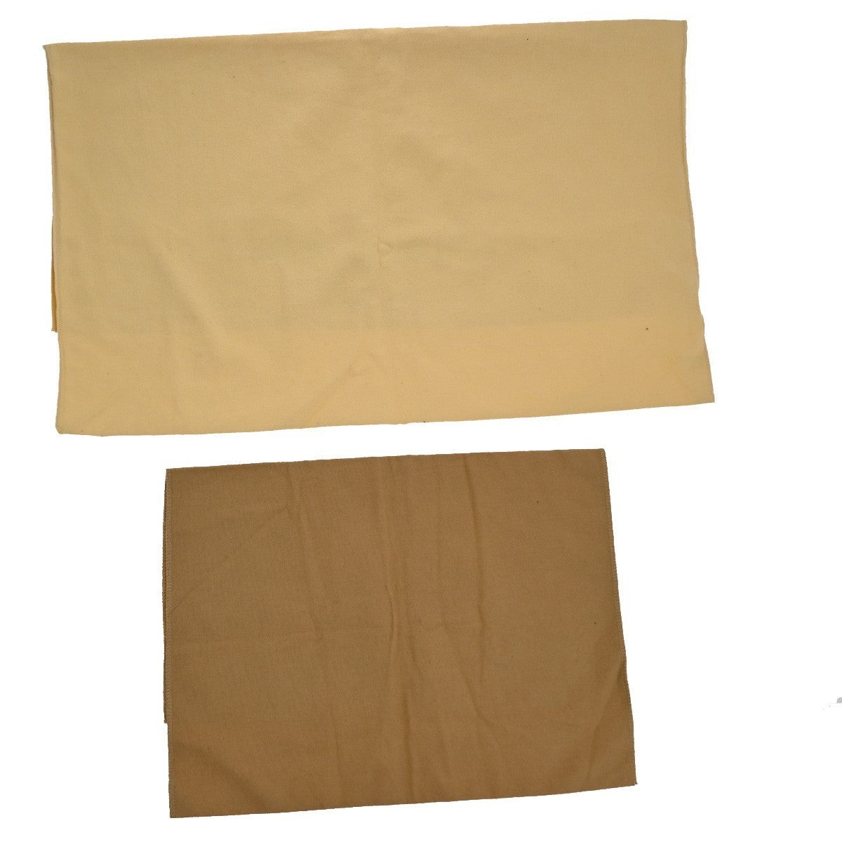 LOUIS VUITTON Logo 10 Set Dust Bag Drawstring Canvas Cotton Beige Brown 09KP297