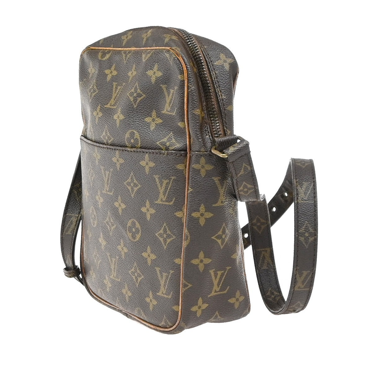 LOUIS VUITTON Petit Marceau Shoulder Bag Monogram Leather Brown M40264 61KC686