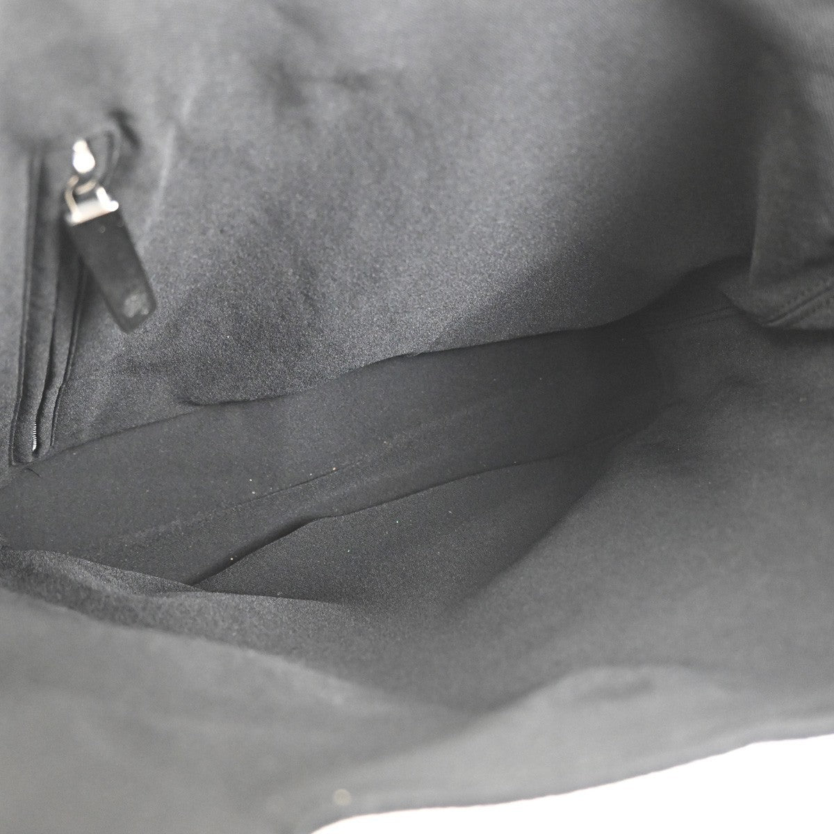 SALVATORE FERRAGAMO Reversible Hand Tote Bag Suede Nylon Black SHW Italy 68ZA345