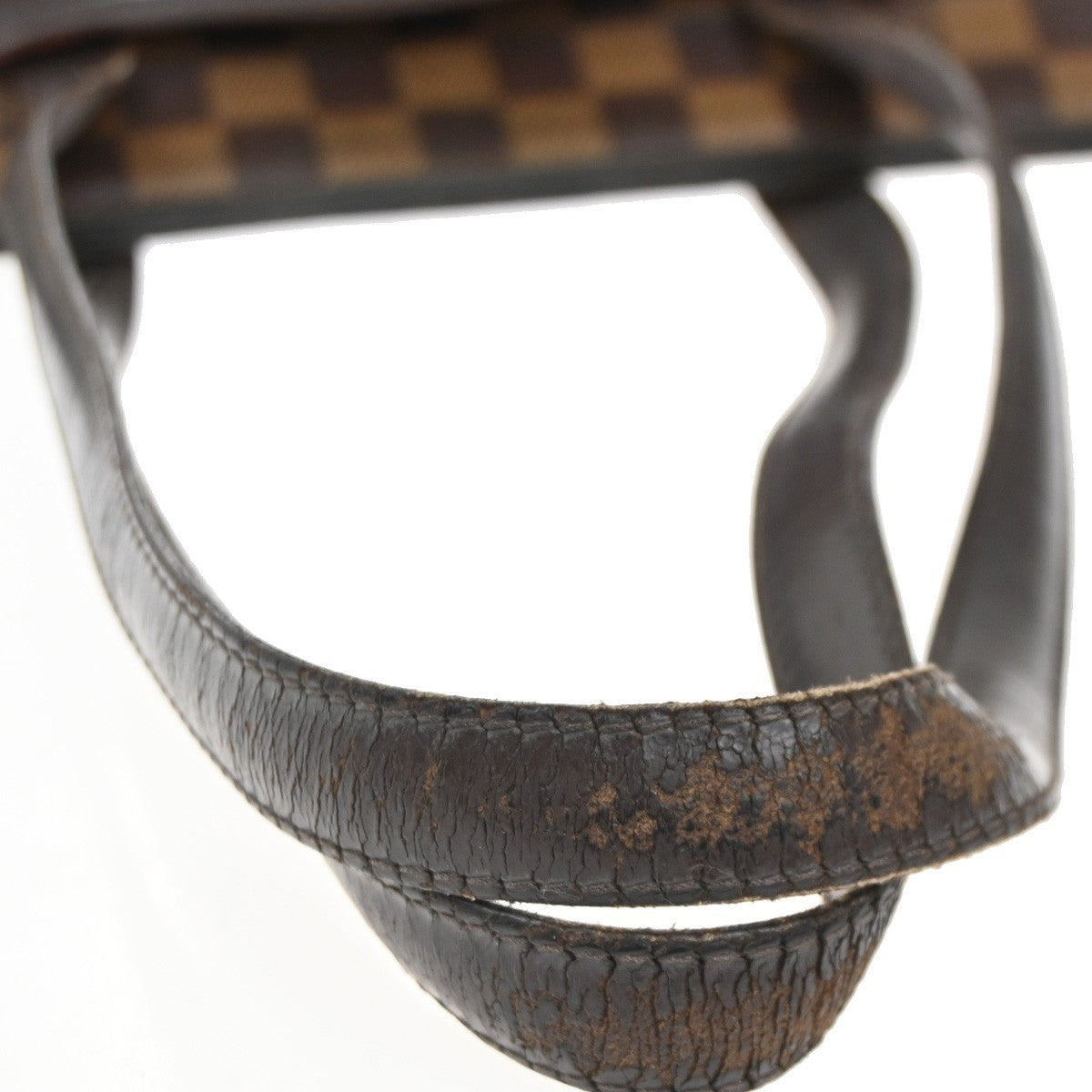 LOUIS VUITTON Parioli PM Shoulder Bag Damier Ebene Leather Brown N51123 32KC781