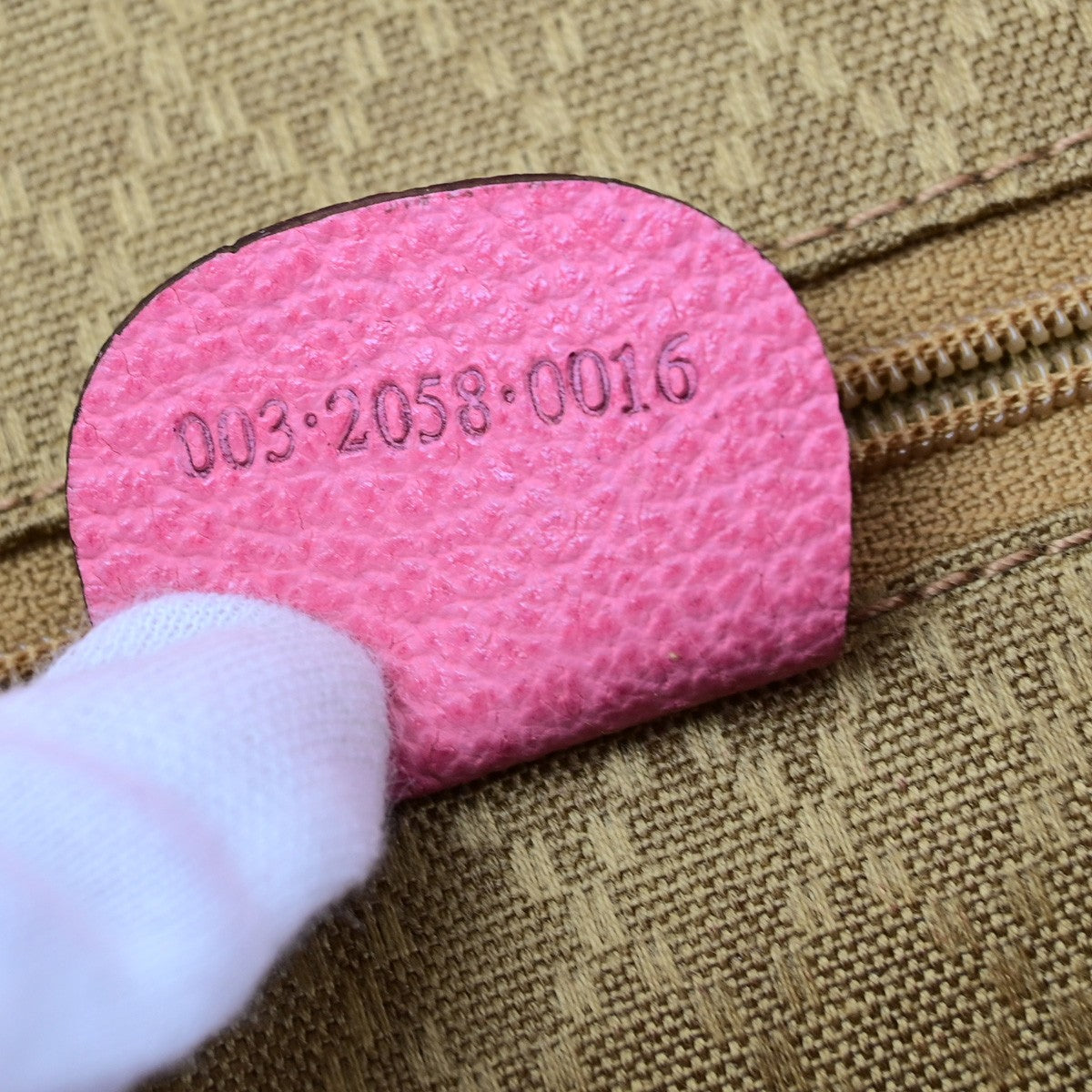 GUCCI Logo Bamboo Drawstring Backpack Bag Suede Leather Pink GHW Italy 35YH129