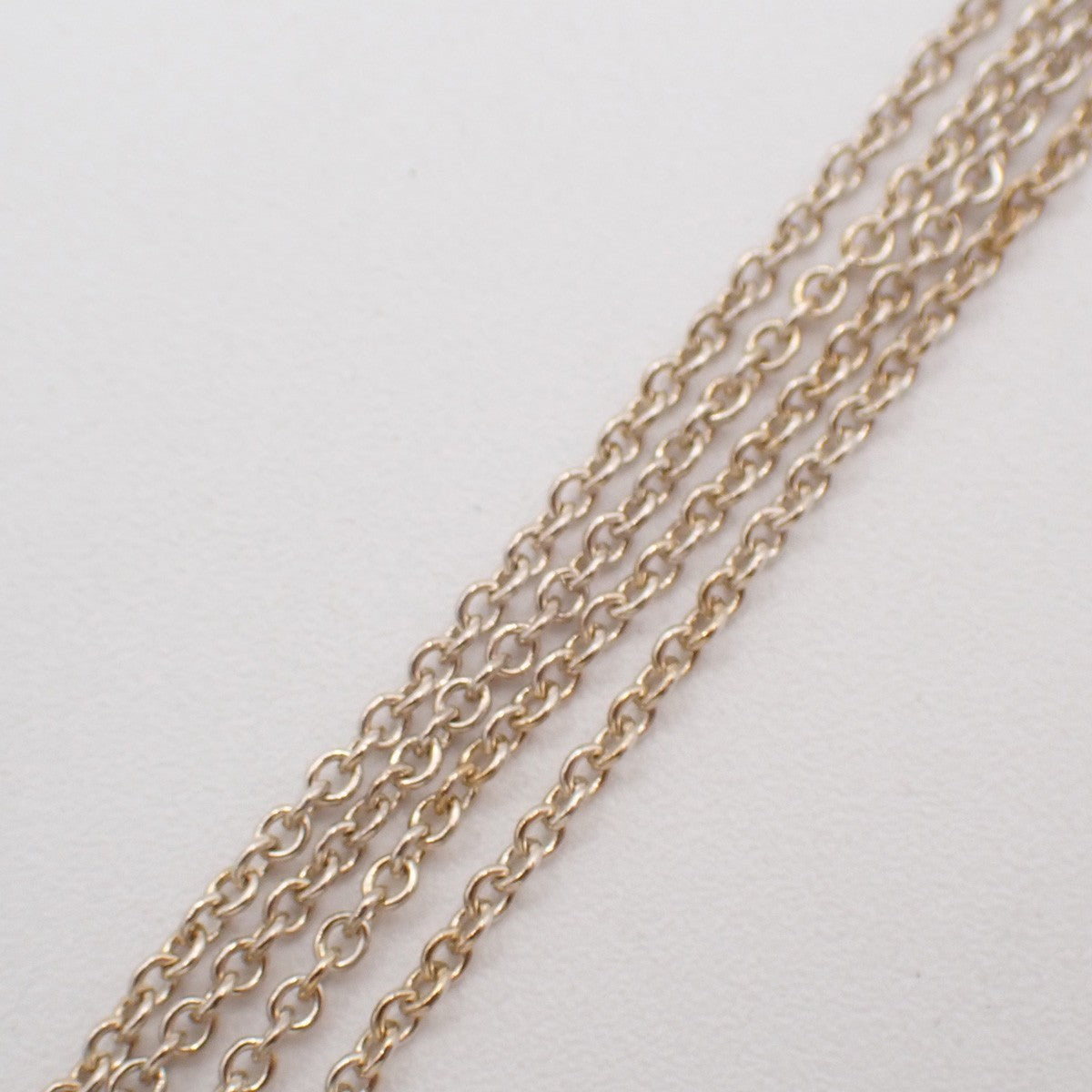 TIFFANY & CO. Open Heart 22mm Chain Necklace Ag 925 Elsa Peretti Silver 66EG157