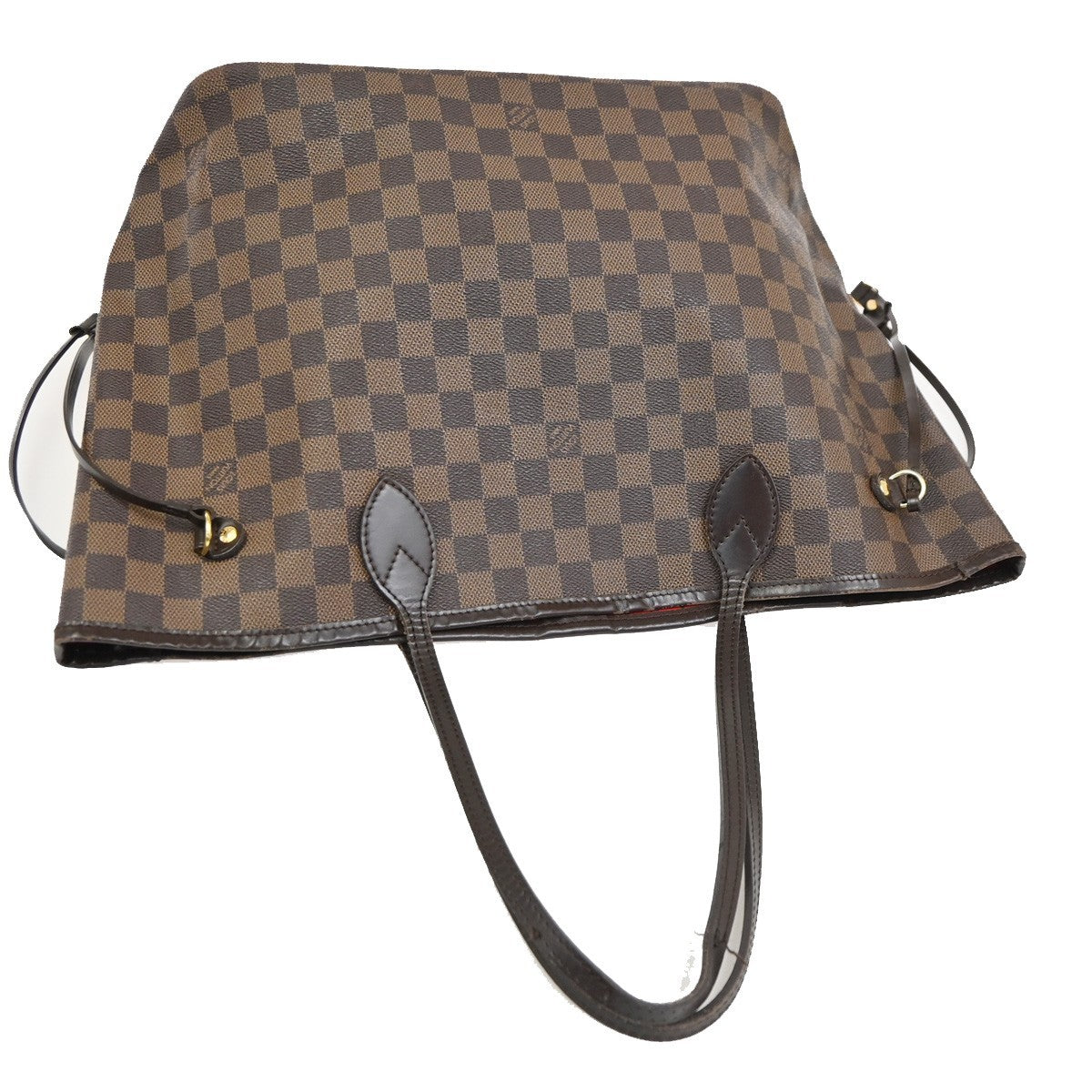LOUIS VUITTON Neverfull MM Shoulder Bag Damier Ebene Leather BN N51105 16TA695