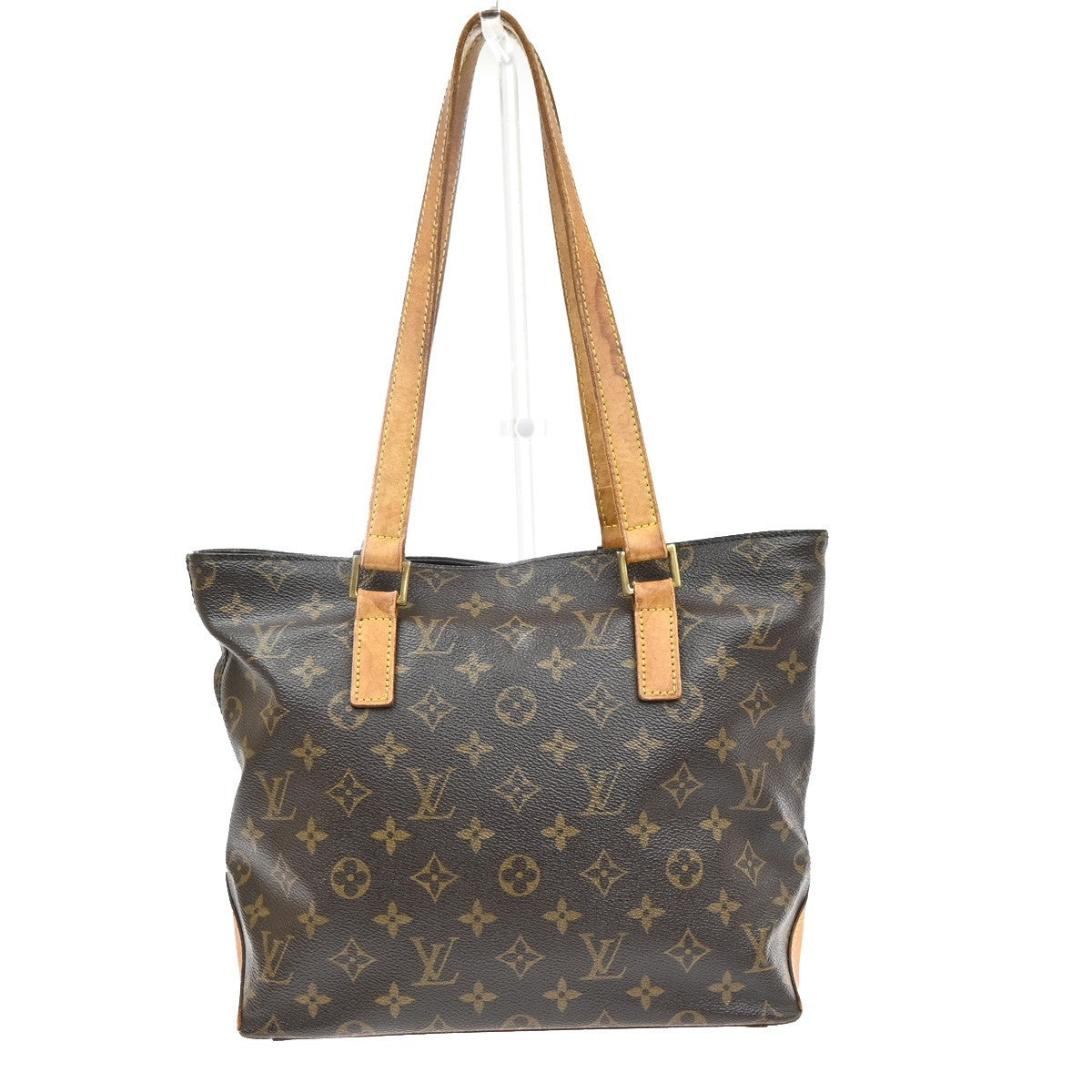 LOUIS VUITTON Cabas Piano Shoulder Bag Monogram Leather Brown M51148 35SA016