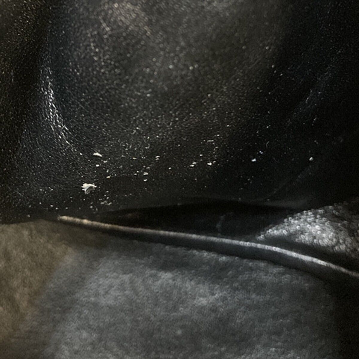 CHANEL CC Logo Matelasse Chain Backpack Bag Leather Black GHW France 708RJ137