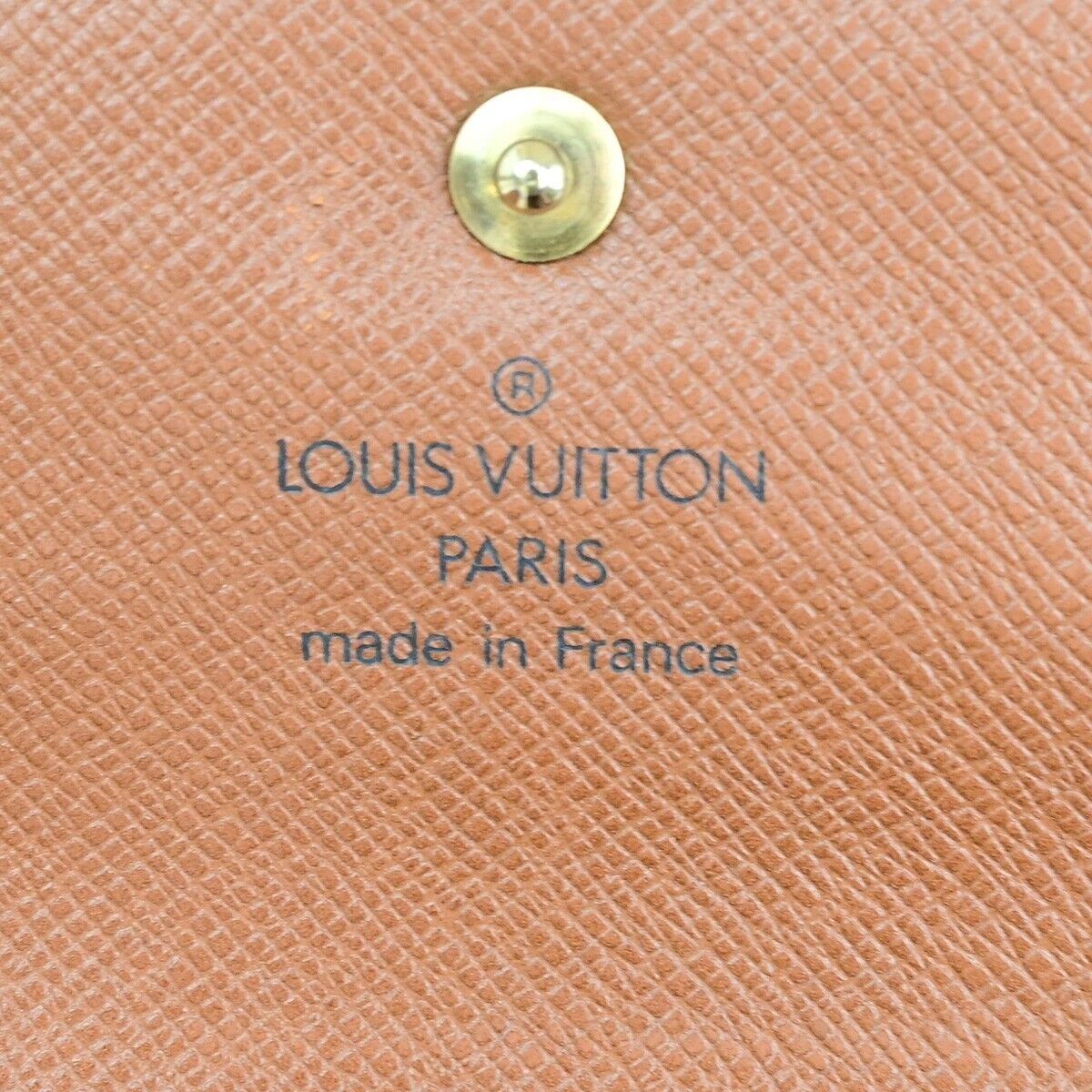 LOUIS VUITTON 4 Set Long Bifold Trifold Wallet Purse Monogram Leather BN 65YF006