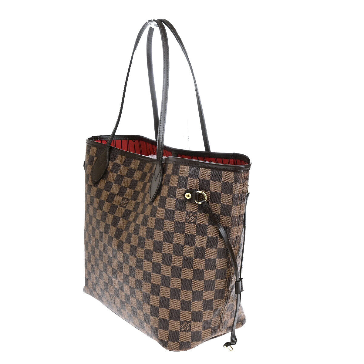 LOUIS VUITTON Neverfull MM Shoulder Tote Bag Damier Leather BN N51105 601YF656