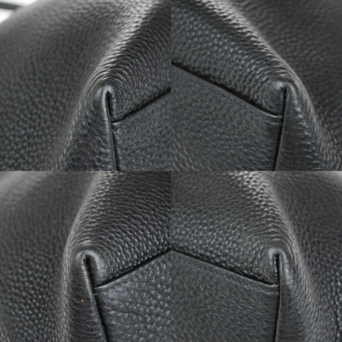 PRADA MILANO Logo Shoulder Bag Vitello Daino Leather Black GHW 50RK710