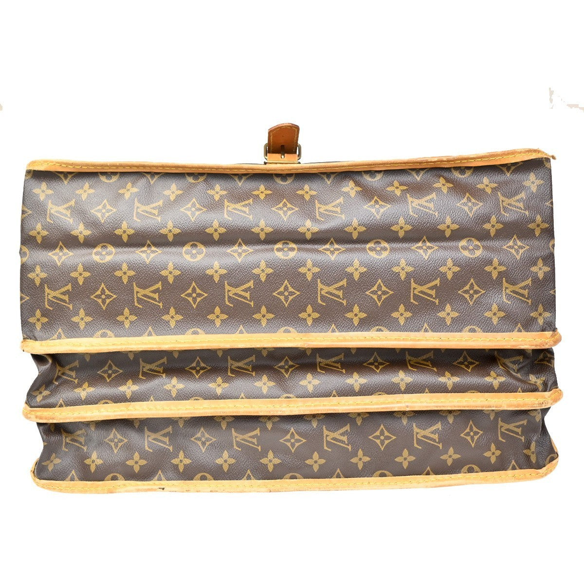 LOUIS VUITTON LV Sac Kleber Shoulder Bag Monogram Leather Brown M58122 76KC406