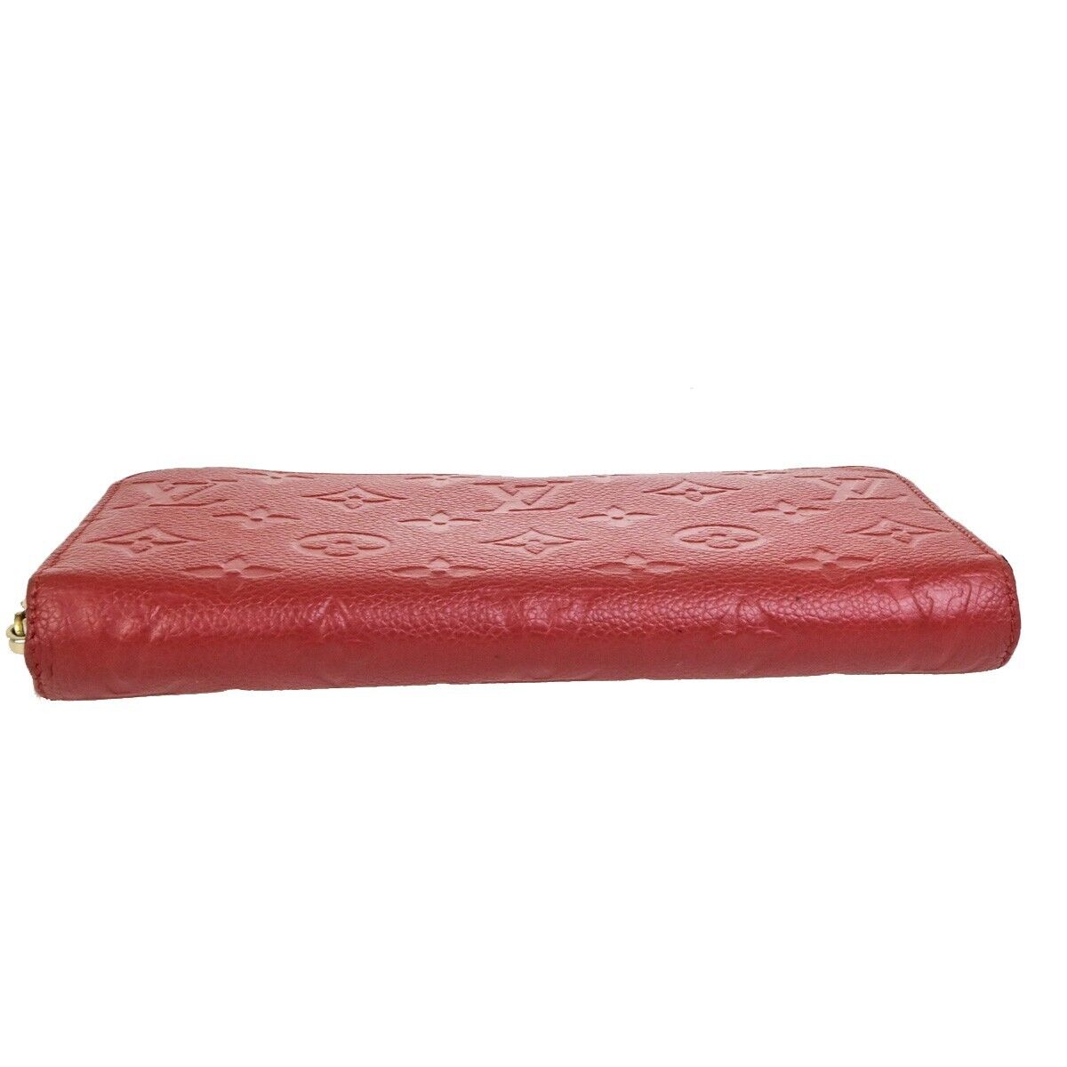LOUIS VUITTON Zippy Wallet Long Wallet Monogram Empreinte Red M60737 82KA438
