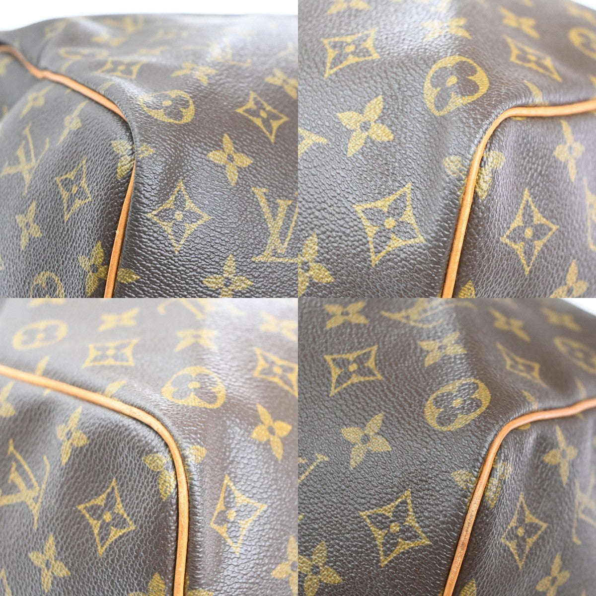 LOUIS VUITTON Keepall 50 Travel Hand Bag Monogram Leather Brown M41426 79MA435