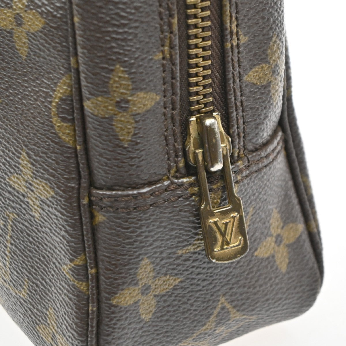 LOUIS VUITTON Trousse Toilette 23 Clutch Hand Bag Monogram Brown M47524 67SA040