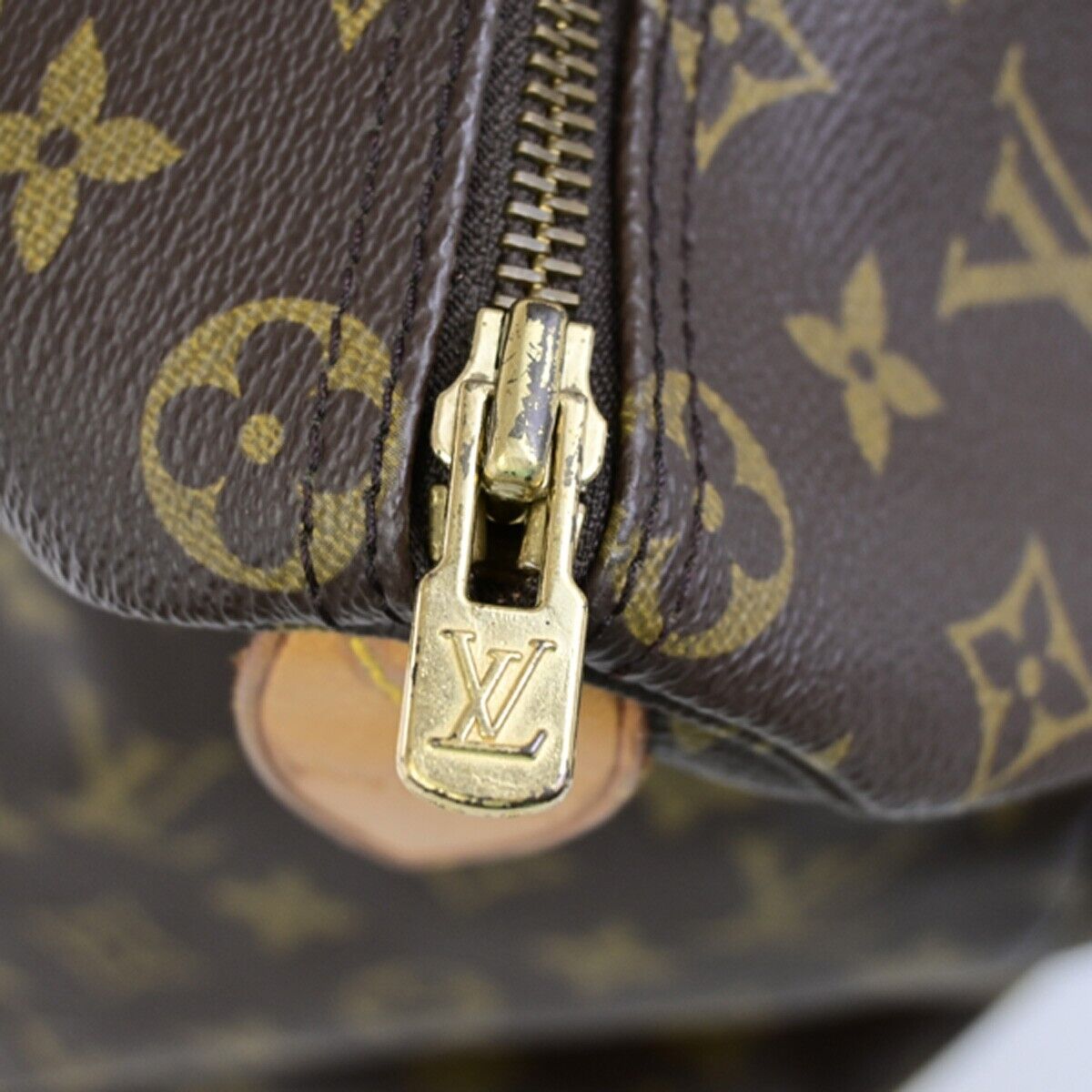 LOUIS VUITTON Flanerie 50 Shoulder Bag Monogram Leather Brown M51116 82EE099