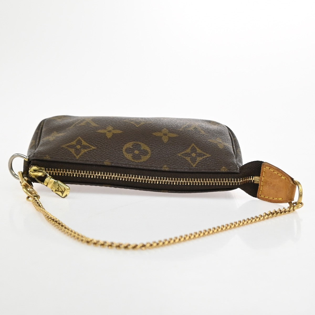 LOUIS VUITTON Mini Pochette Accessoires Hand Bag Monogram Leather M58009 77SA051