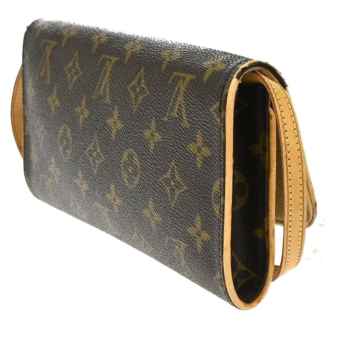 LOUIS VUITTON Pochette Twin GM 2Way Shoulder Bag Monogram Brown M51852 62YH953
