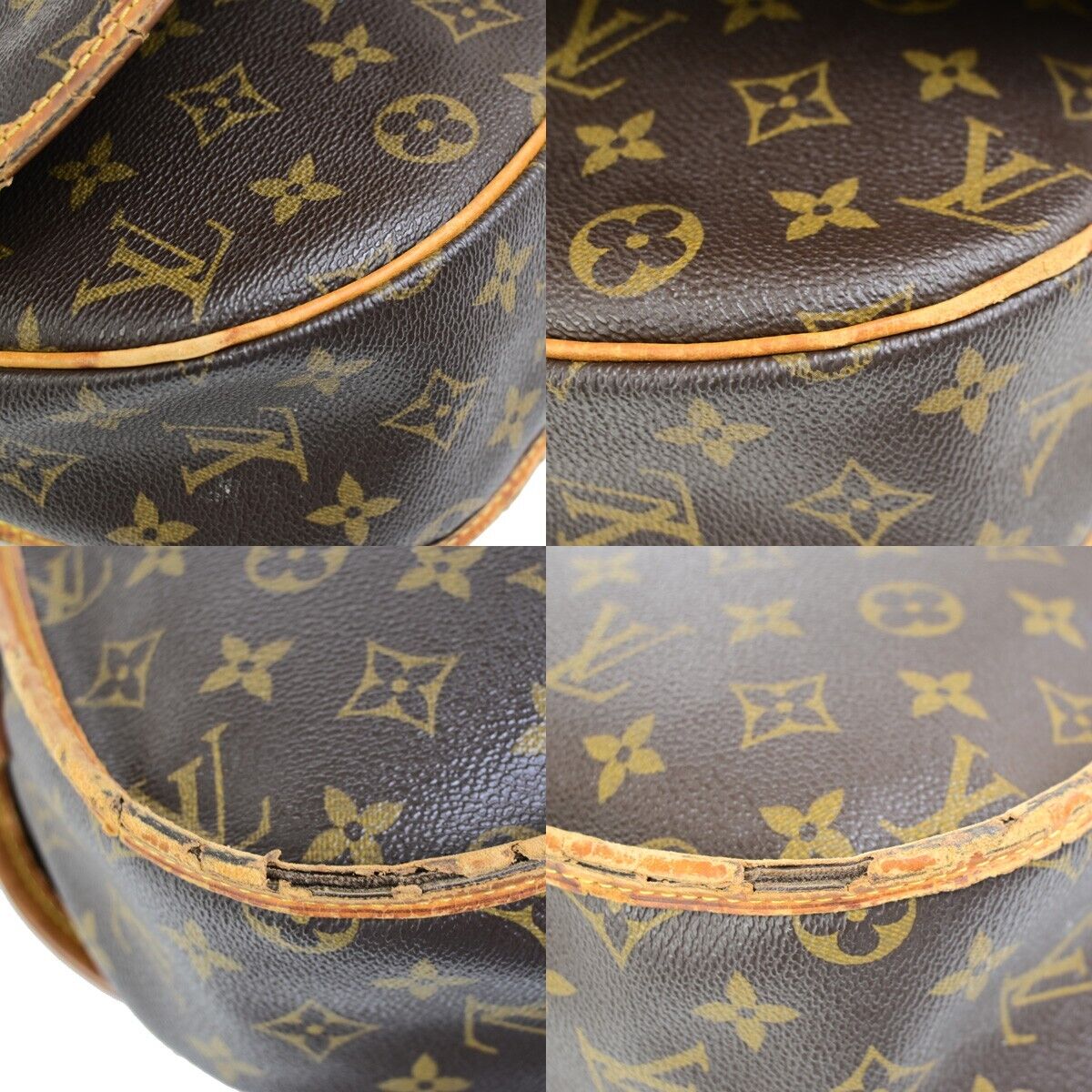 LOUIS VUITTON Menilmontant PM Shoulder Bag Monogram Leather BN M40474 61EC884