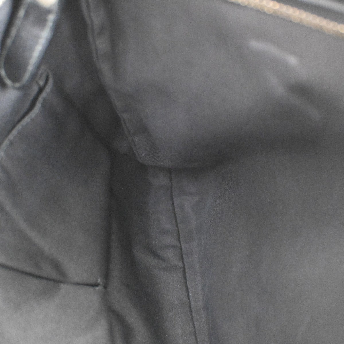 GUCCI Logo Imprime Messenger Bag Coated Canvas Leather Black SHW Italy 34DA255