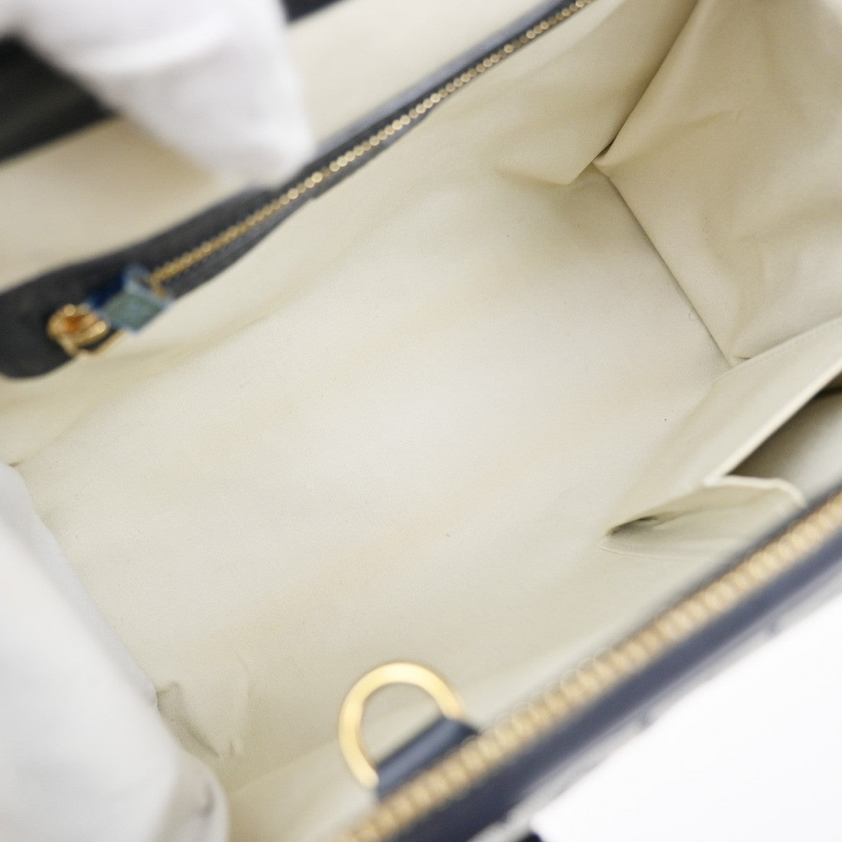 LOUIS VUITTON Josephine PM Hand Bag Monogram Mini Canvas Blue M92214 84FB976
