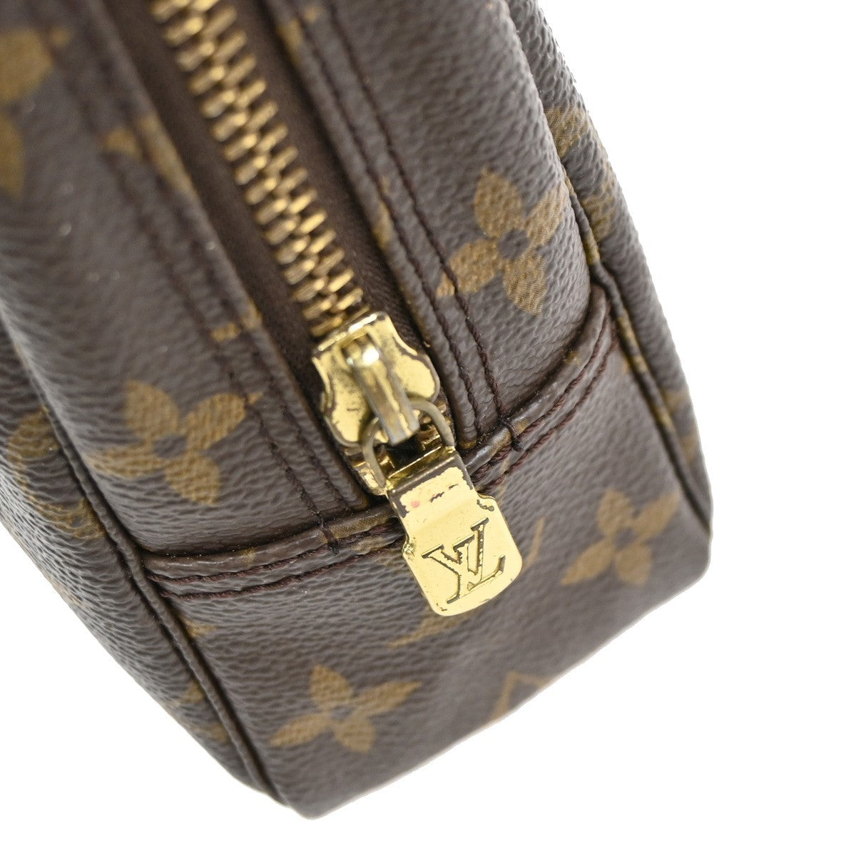 LOUIS VUITTON Trousse Toilette 23 Clutch Hand Bag Monogram Brown M47524 05YJ066
