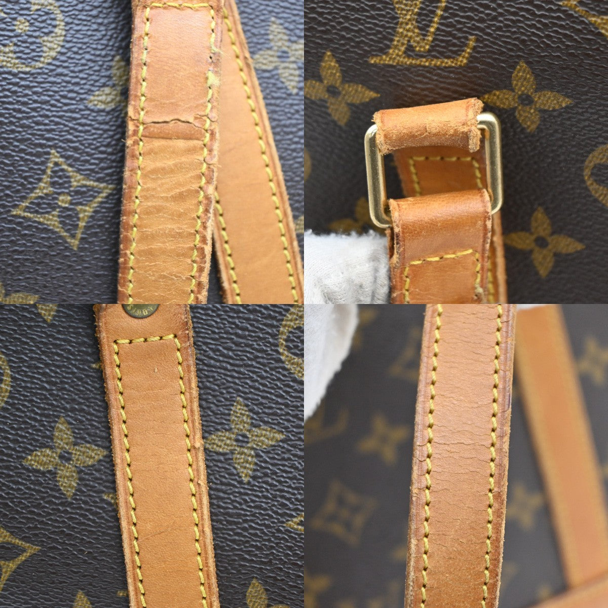 LOUIS VUITTON BABYLONE Shoulder Bag Monogram Leather Brown France M51102 35MA095