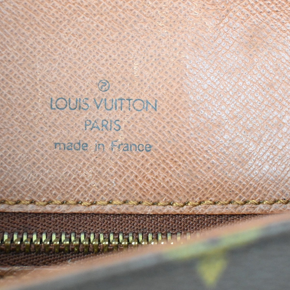 LOUIS VUITTON Saint Cloud GM Shoulder Bag Monogram Leather Brown M51242 36ZA258