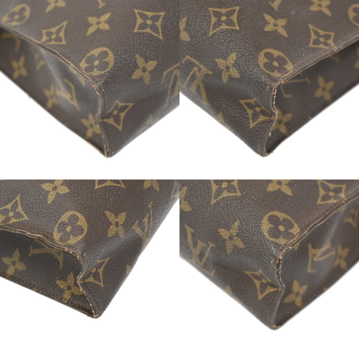 LOUIS VUITTON Poche Toilette 26 Clutch Hand Bag Monogram Leather M47542 02ZA026