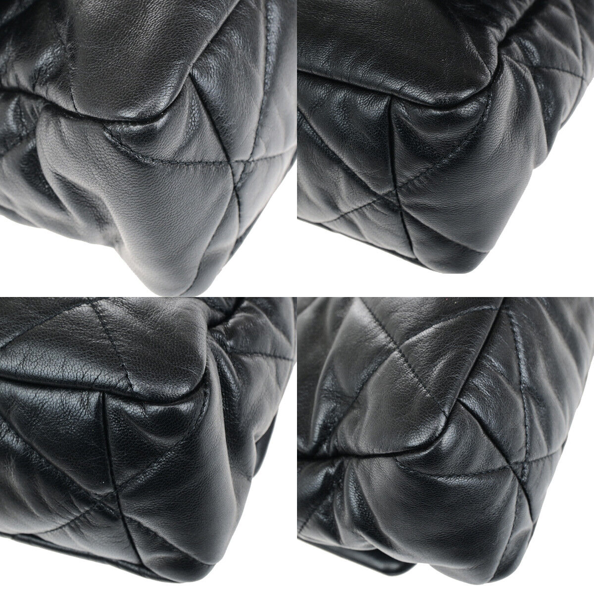 CHANEL 19 CC Logo Matelasse Chain 2Way Shoulder Hand Bag Leather BK GHW 728RK738