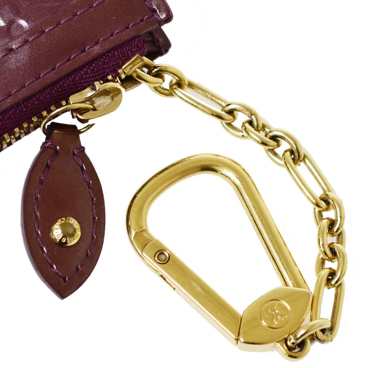 LOUIS VUITTON Pochette Cles Coin Wallet Monogram Vernis Violette M93560 69YC262