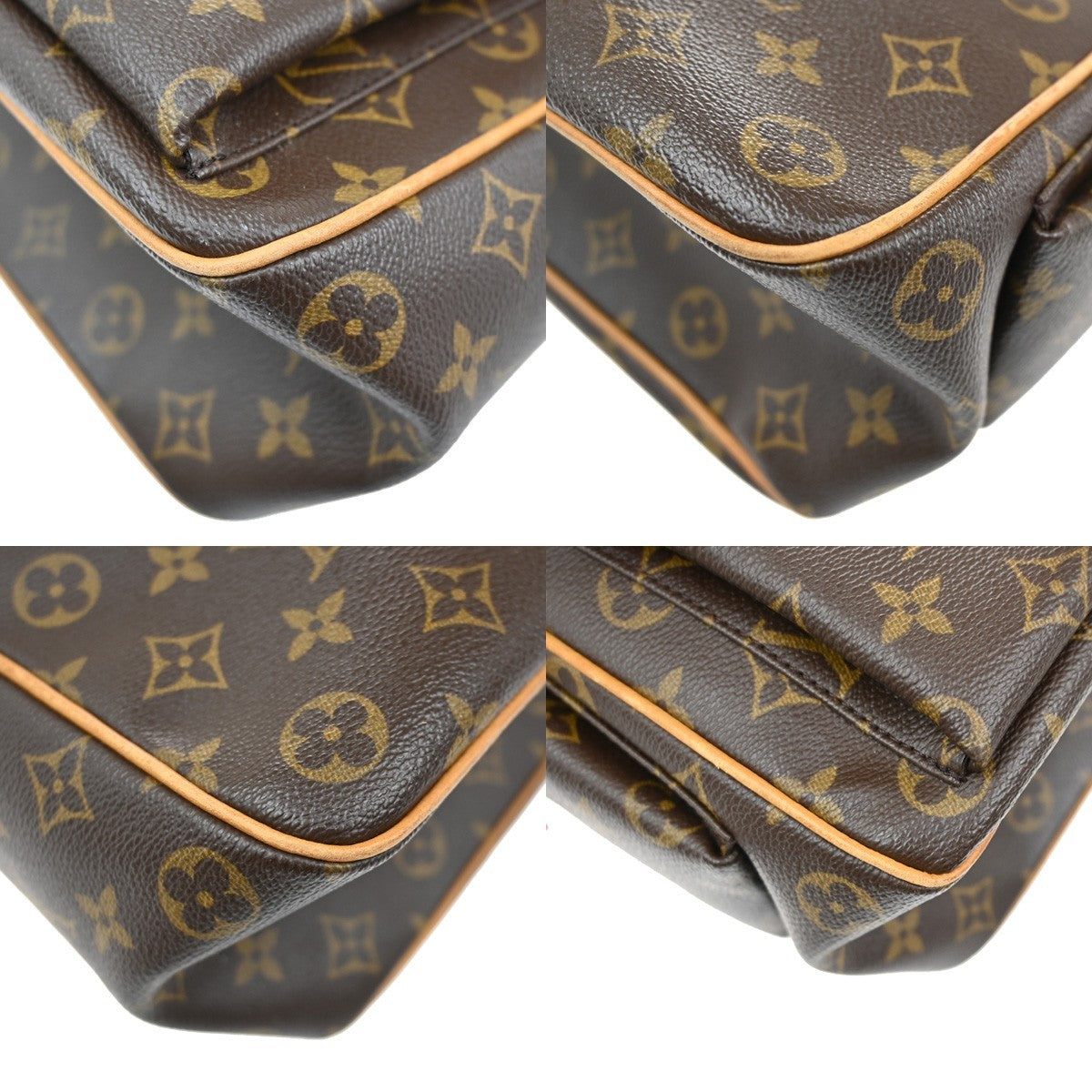 LOUIS VUITTON Multipli Cite Shoulder Bag Monogram Leather Brown M51162 42CA282