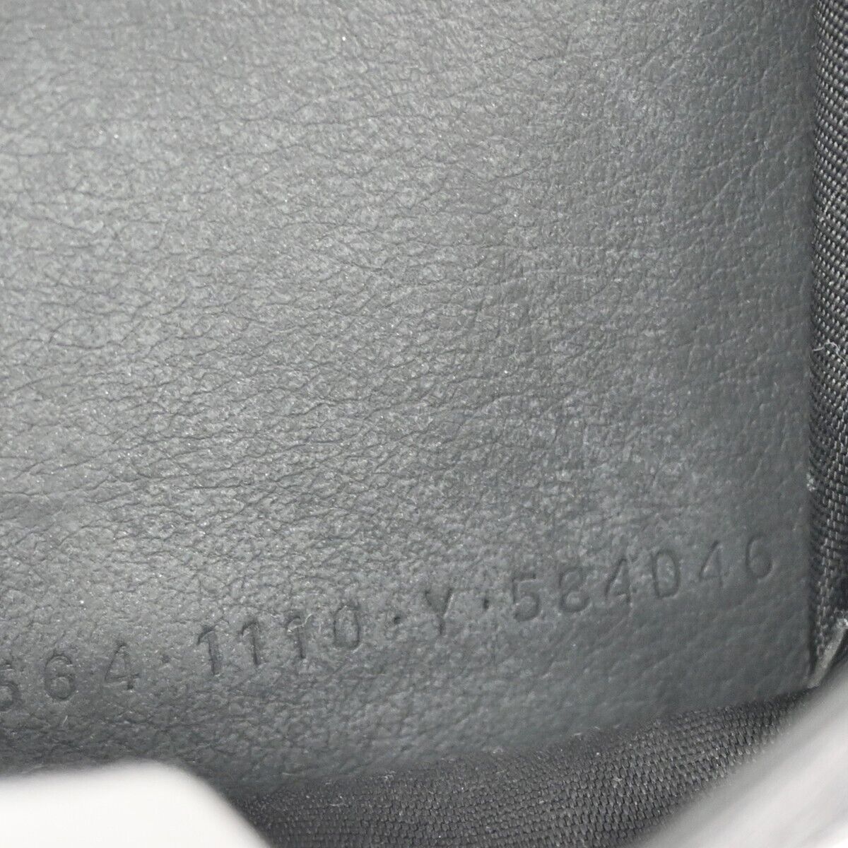 BALENCIAGA Paper Mini Trifold Wallet Purse Leather Gray Silver Italy 09DA072