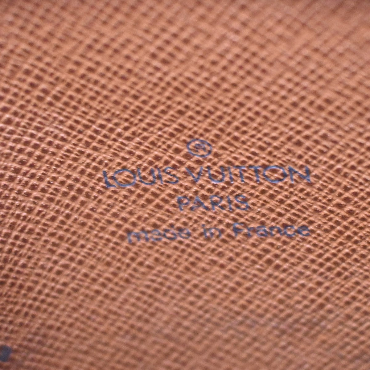 LOUIS VUITTON Logo Drouot Shoulder Bag Monogram Leather Brown M51290 76CA272