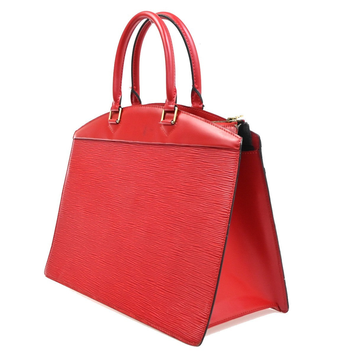 LOUIS VUITTON LV Logo Riviera Hand Bag Epi Leather Red France M48187 36KC601