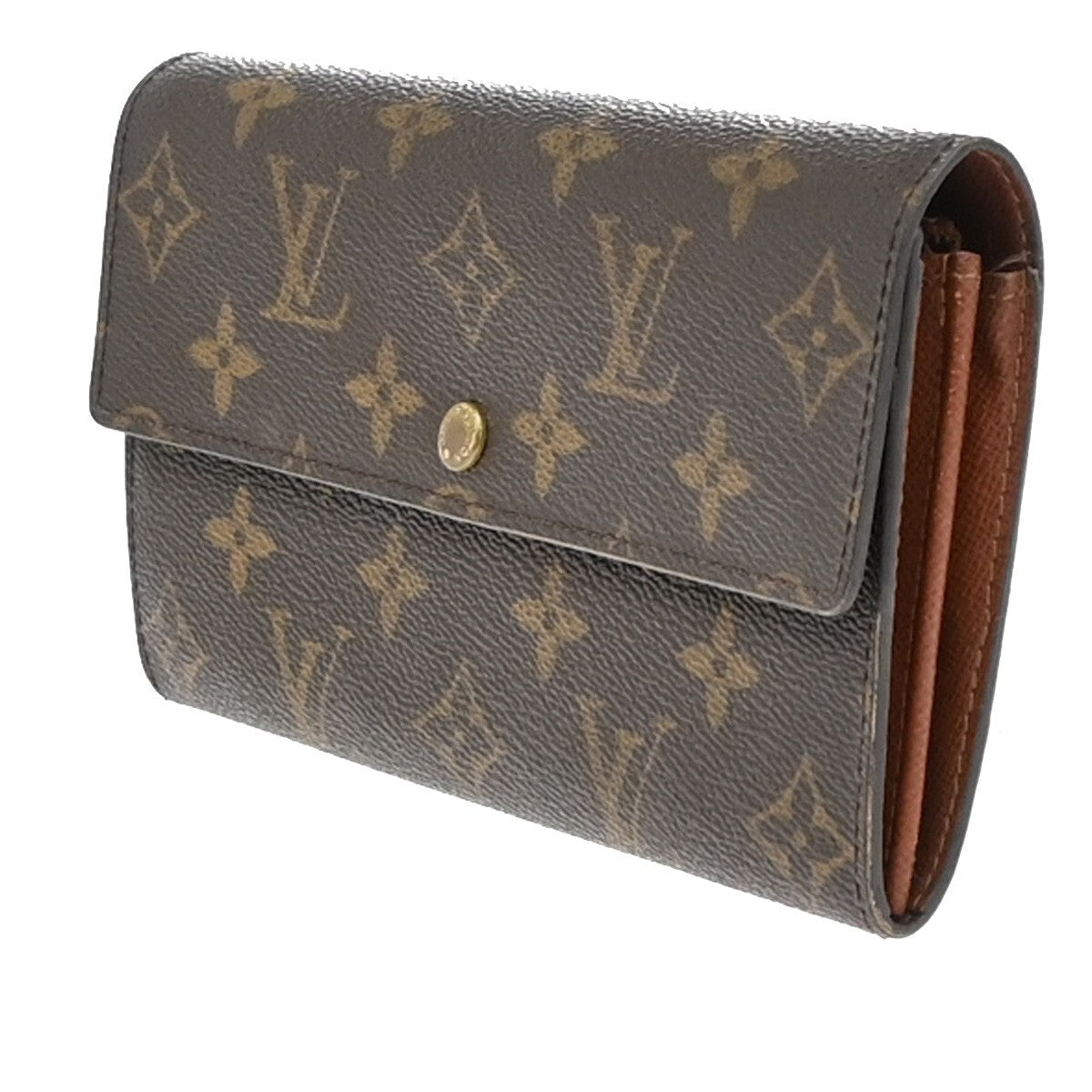 LOUIS VUITTON Porte Monnaie Credit Long Wallet Monogram Leather M61725 04EE178