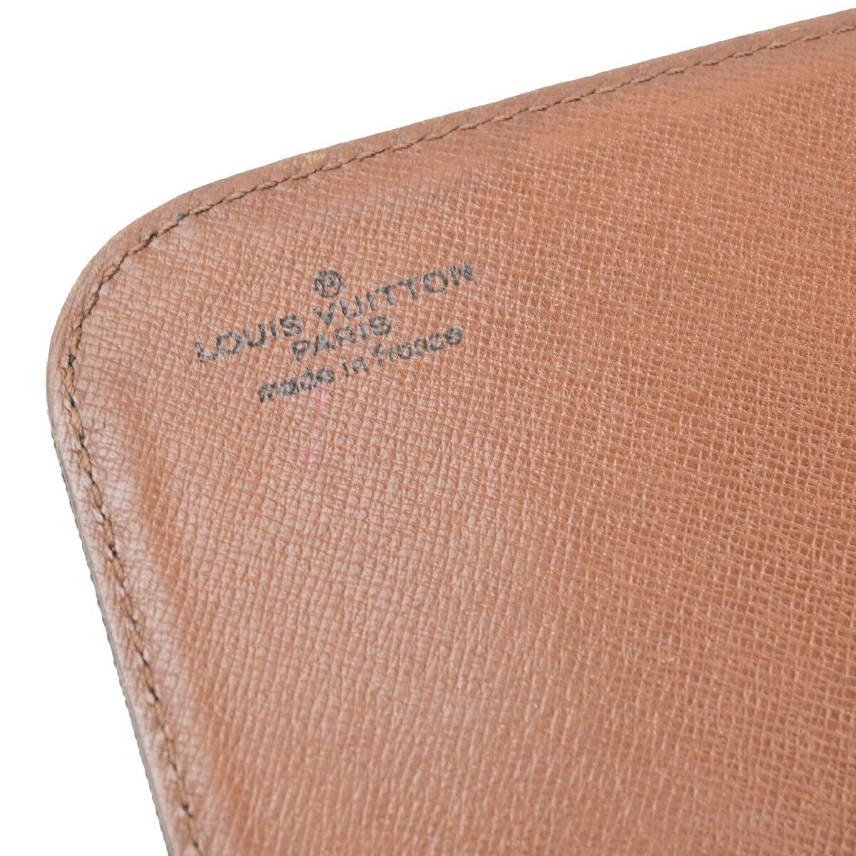 LOUIS VUITTON Cartouchiere GM Shoulder Bag Monogram Leather Brown M51252 33EC916