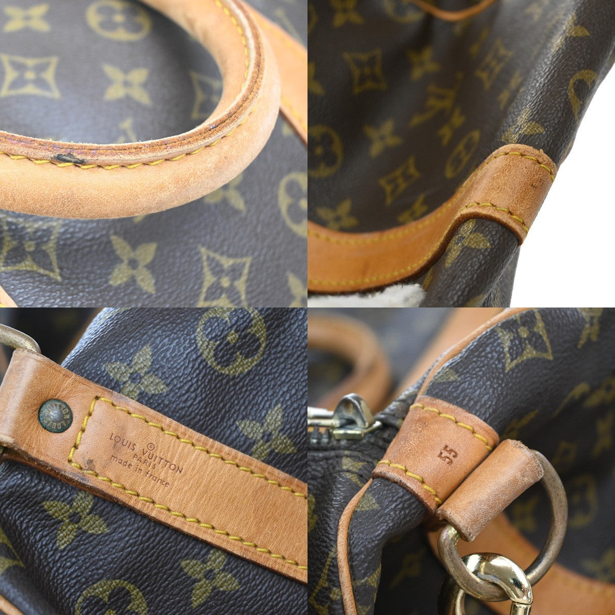 LOUIS VUITTON Keepall Bandouliere 55 2Way Hand Bag Monogram BN M41414 77EF913