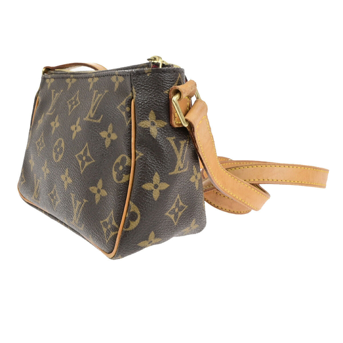 LOUIS VUITTON Viva Cite PM Shoulder Bag Monogram Leather Brown M51165 18SJ583